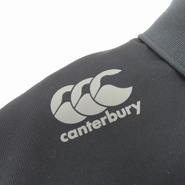 実際に弊社で買取させて頂いたCANTERBURY/カンタベリー ポロシャツ ブラック/RP32016B/4Lの画像 5枚目
