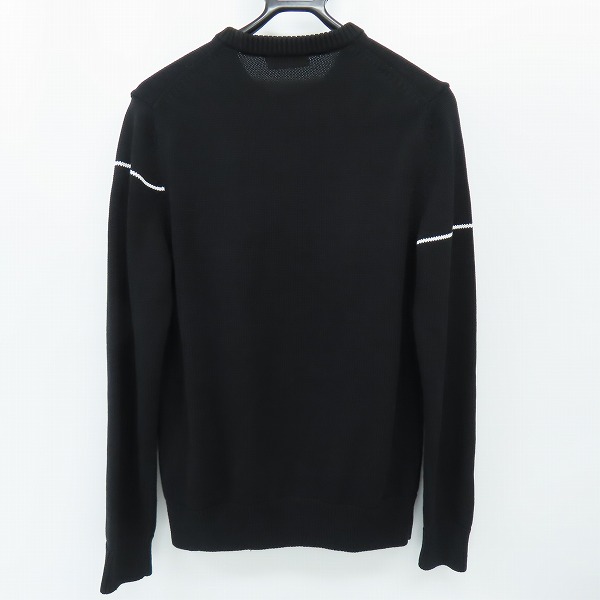 実際に弊社で買取させて頂いた【JPタグ】GIVENCHY/ジバンシィ 19AW スプリットロゴデザイン ニットセーター BM90B4401M/Mの画像 1枚目