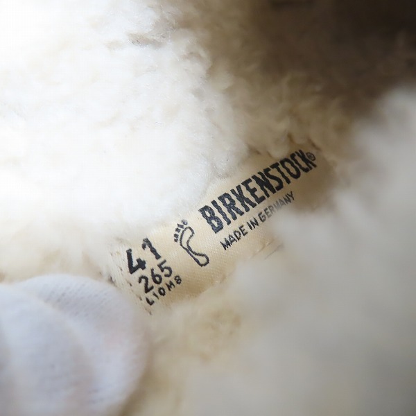 実際に弊社で買取させて頂いたBIRKENSTOCK/ビルケンシュトック BOSTON FUR ボストン ファー サンダル 1001140 26.5の画像 5枚目