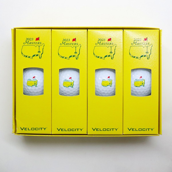 実際に弊社で買取させて頂いた(1)【未使用】Titleist/タイトリスト VELOCITY/ベロシティ マスターズ 2023モデル ゴルフボール ホワイト 1ダース