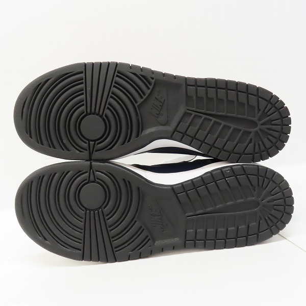 実際に弊社で買取させて頂いた【未使用】NIKE×FRAGMENT DESIGN/ナイキ×フラグメントデザイン DUNK HI/F ダンクハイ ミッドナイトネイビー DJ0383-400/27の画像 2枚目