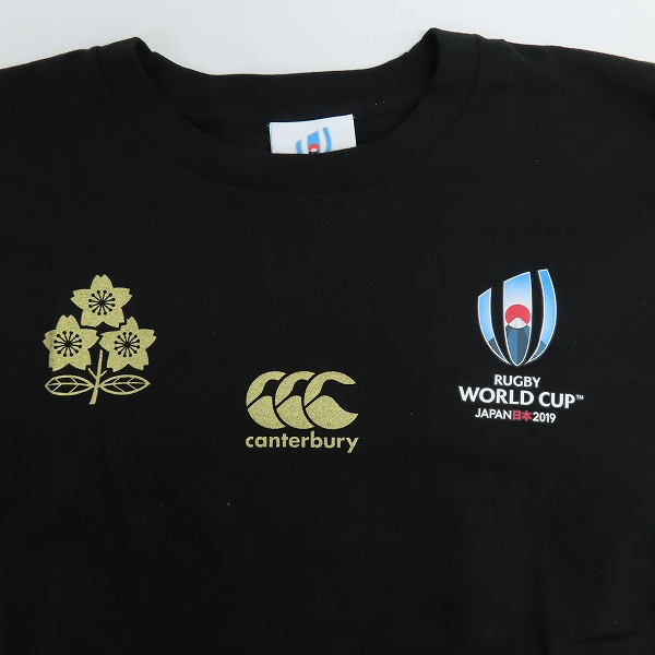 実際に弊社で買取させて頂いた【未使用】CANTERBURY/カンタベリー 2019 ラグビーワールドカップ メモリアルTシャツ VWT39455/3Lの画像 5枚目