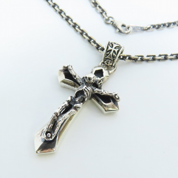 実際に弊社で買取させて頂いたDEAL DESIGN/ディールデザイン スカル/クロス リバイブクロス ネックレス