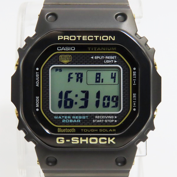 実際に弊社で買取させて頂いたG-SHOCK/Gショック フルメタルチタン Bluetooth 搭載 電波ソーラー GMW-B5000TB-1JRの画像 1枚目
