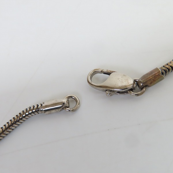 実際に弊社で買取させて頂いたCELINE/セリーヌ ロゴプレート  ネックレスの画像 6枚目