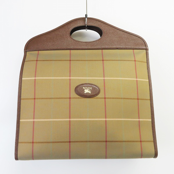 実際に弊社で買取させて頂いたBurberrys/バーバリーズ チェック柄 キャンバス トートバッグ