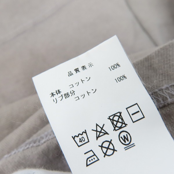 実際に弊社で買取させて頂いたDESCENDANT/ディセンダント アイコン バック ロゴプリント ロングスリーブ Tシャツ 3の画像 4枚目