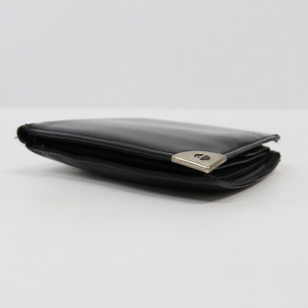 実際に弊社で買取させて頂いたdunhill/ダンヒル レザー ブラック 二つ折り財布の画像 2枚目