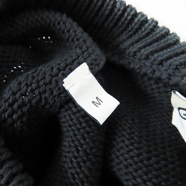 実際に弊社で買取させて頂いた【JPタグ】GIVENCHY/ジバンシィ 19AW スプリットロゴデザイン ニットセーター BM90B4401M/Mの画像 5枚目
