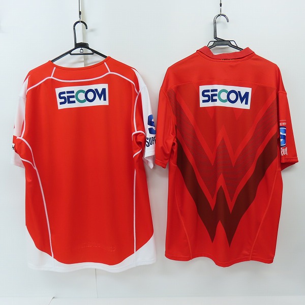 実際に弊社で買取させて頂いたCANTERBURY/カンタベリー SUNWOLVES/サンウルブズ レプリカホームジャージ ラグビーウェア 2点セットの画像 1枚目