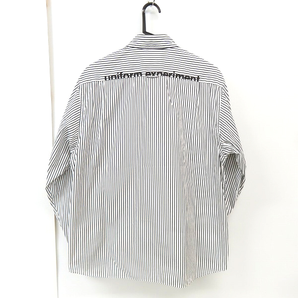 実際に弊社で買取させて頂いたUNIFORM EXPERIMENT/ユニフォームエクスペリメント BIG REGULAR COLLAR SHIRT シャツ UE-220028/1の画像 1枚目