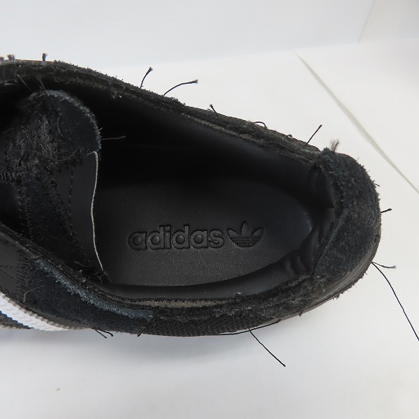 実際に弊社で買取させて頂いたRECOUTURE×atmos×adidas/リクチュール×アトモス×アディダス Superstar Black/スーパースター ブラック GW3473/28の画像 4枚目