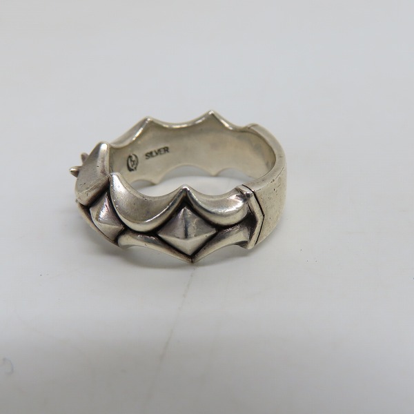 実際に弊社で買取させて頂いたBloody Mary/ブラッディマリー カラペスリング 1ダイヤ 18号の画像 2枚目