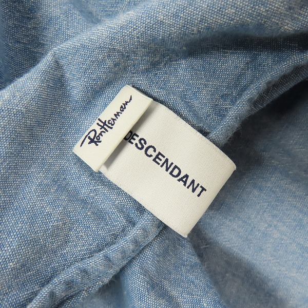 実際に弊社で買取させて頂いたDESCENDANT×Ron Herman/ディセンダント×ロンハーマン SALOON PULLOVER LS SHIRT ロングスリーブ シャツ/3の画像 5枚目