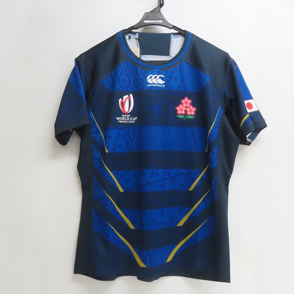 実際に弊社で買取させて頂いた【未使用】カンタベリー ラグビー ジャパンRWC2023/日本代表 レプリカオルタネイトジャージ アウェイ RG33981WC/M