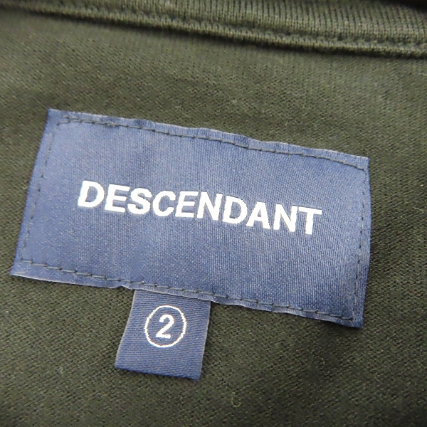 実際に弊社で買取させて頂いたDESCENDANT/ディセンダント クジラロゴ刺繍 クルーネック 長袖Tシャツ/2の画像 2枚目