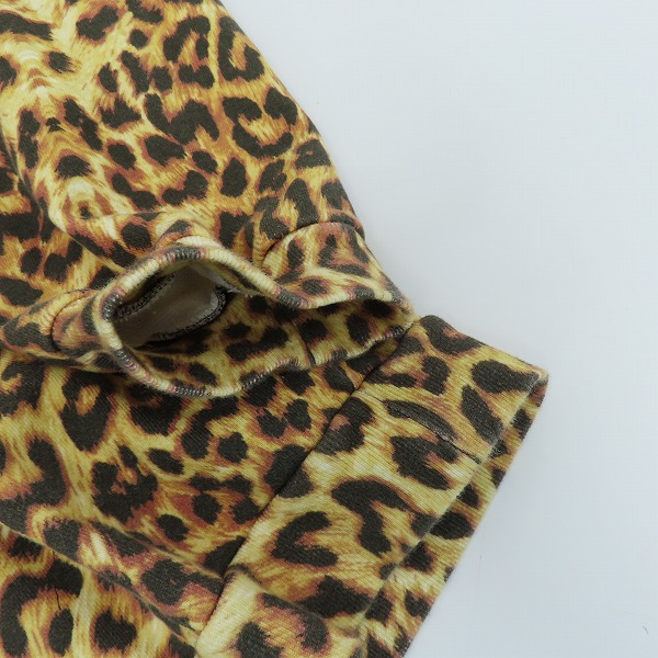 実際に弊社で買取させて頂いた【JPタグ】CELINE/セリーヌ 21SS ロゴプリントデザイン レオパード プルオーバーパーカー/スウェット 2Y321519M/XXLの画像 8枚目