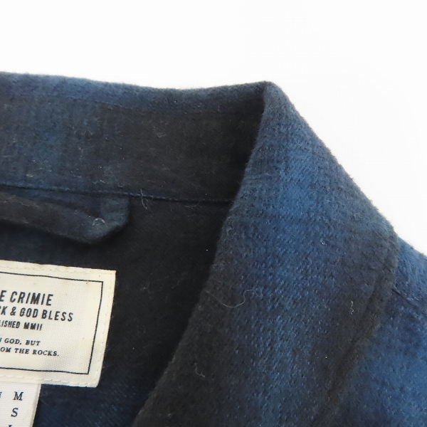 実際に弊社で買取させて頂いたCRIMIE/クライミー CRIMIE OMBRE CHECK SHIRT/チェックシャツ/CR1-02L5-JSL-09/Mの画像 4枚目