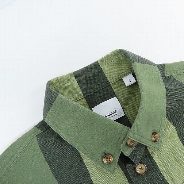 実際に弊社で買取させて頂いたBURBERRY/バーバリー チェックシャツ 8041541/Sの画像 5枚目