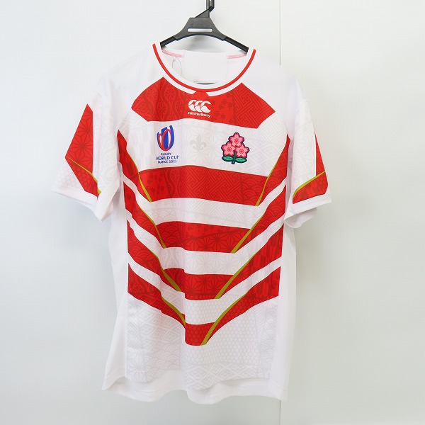 実際に弊社で買取させて頂いた【未使用】CANTERBURY/カンタベリー ラグビー ジャパン RWC2023/日本代表 レプリカジャージ ホーム RG33980WC/3L