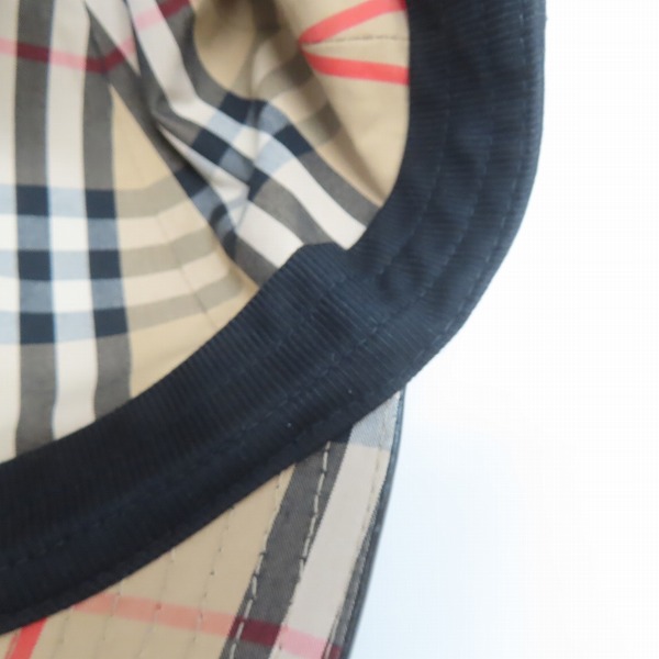 実際に弊社で買取させて頂いた【JPタグ】BURBERRY/バーバリー MH BSB CAP/TB刺繍/ヴィンテージチェック柄 キャップ/帽子 8053811 の画像 9枚目