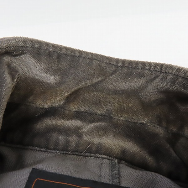 実際に弊社で買取させて頂いたUNDERCOVERISM FOR REBELS/アンダーカバーイズム ベロア ジップアップジャケット/Mの画像 4枚目