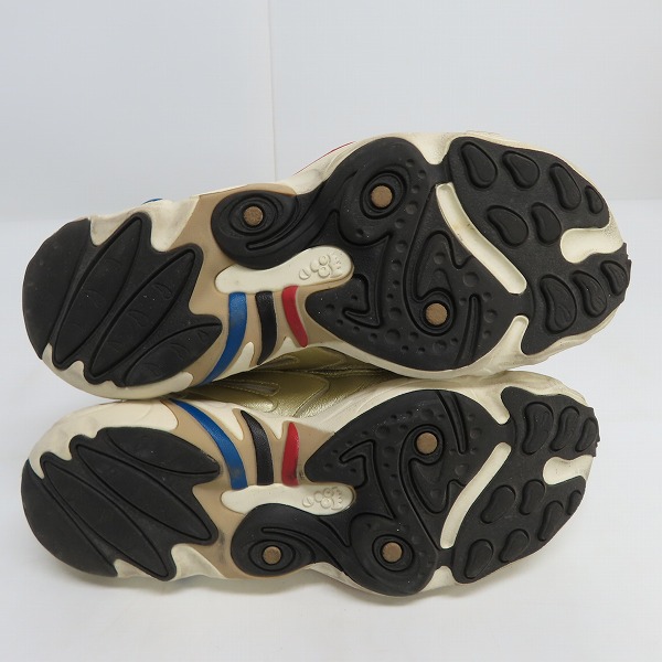 実際に弊社で買取させて頂いたadidas/アディダス FYW 98 “Gold Metallic/Off White” ゴールドメタリック/オフホワイト” FV4324/26.5の画像 2枚目