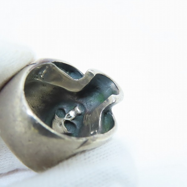 実際に弊社で買取させて頂いたNUMBER (N)INE×JAM HOME MADE/ナンバーナイン×ジャムホームメイド マット スカルリング 17号の画像 7枚目