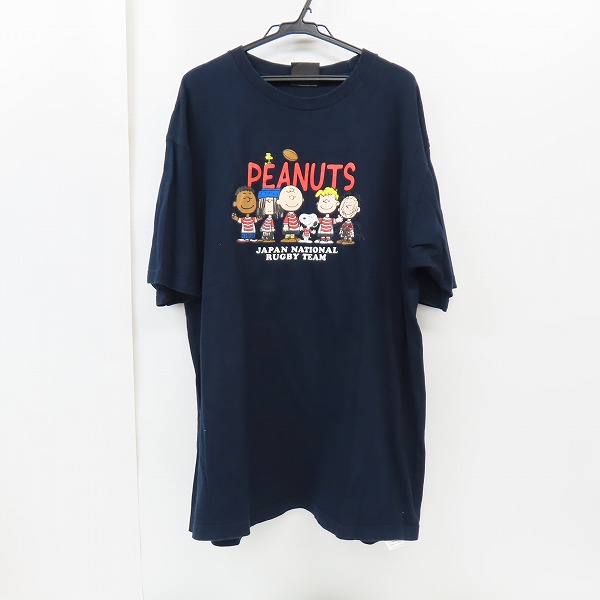 実際に弊社で買取させて頂いたCANTERBURY/カンタベリー ラグビー日本代表 CCCピーナッツ/スヌーピー コラボTシャツ/3L
