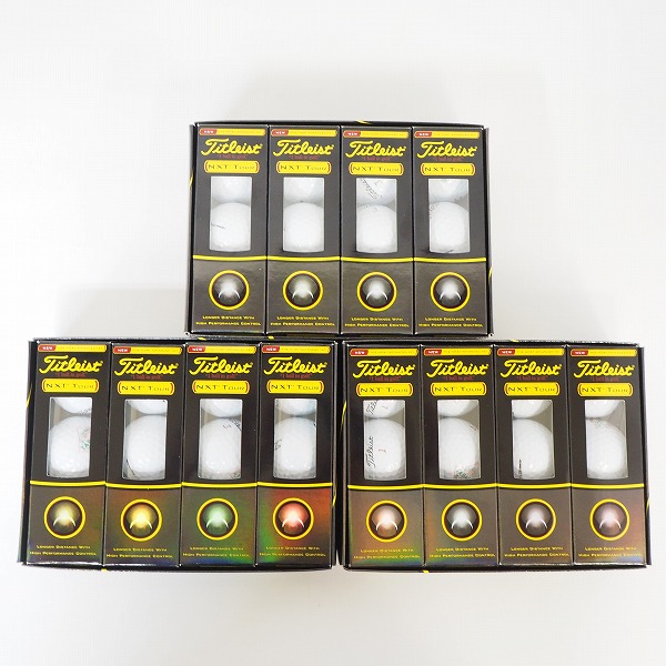 実際に弊社で買取させて頂いた【未使用/オウンネーム】Titleist/タイトリスト NXT TOUR ゴルフボール ホワイト 3ダース