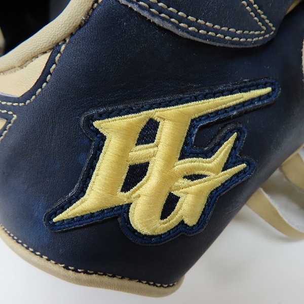 実際に弊社で買取させて頂いたHI-GOLD/ハイゴールド 2023年モデル 軟式/内野手用 真極 グローブグラブ MKG-1025の画像 6枚目