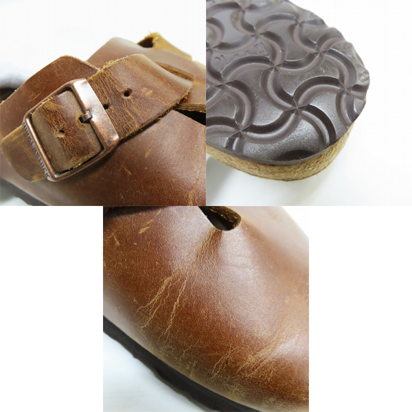 実際に弊社で買取させて頂いたBIRKENSTOCK/ビルケンシュトック BOSTON BS/ボストン レザー サンダル 0760893 26の画像 6枚目