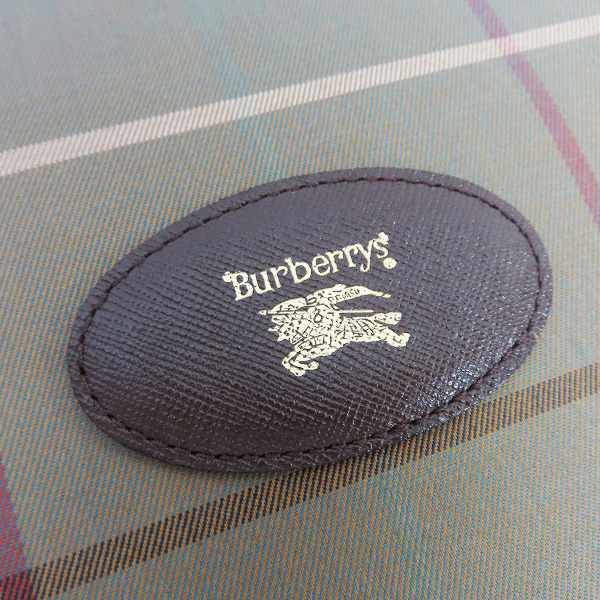 実際に弊社で買取させて頂いたBurberrys/バーバリーズ チェック柄 キャンバス トートバッグの画像 4枚目