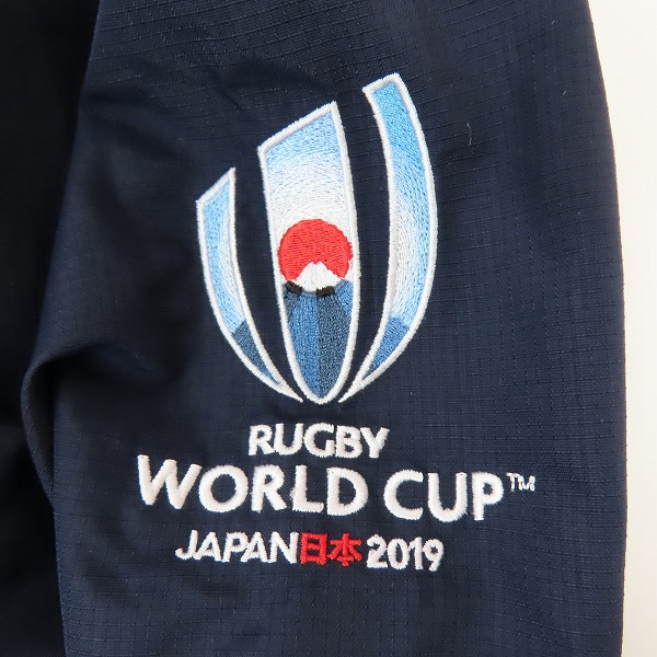 実際に弊社で買取させて頂いたCANTERBURY/カンタベリー  WORLD CUP 撥水 ハーフジップ ジャケット/VWD79262/3Lの画像 6枚目