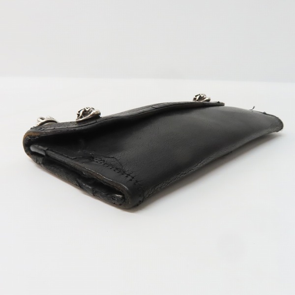 実際に弊社で買取させて頂いた【難あり】BWL/BILL WALL LEATHER/ビルウォールレザー 3つ折りウォレット/財布 ドロップハンドル付きの画像 2枚目