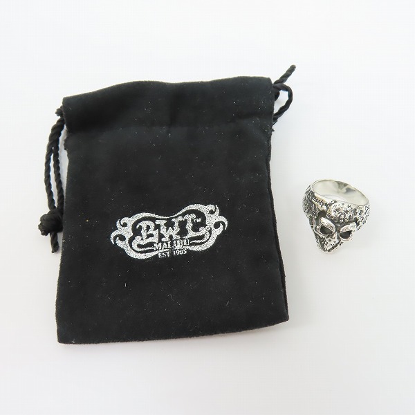 実際に弊社で買取させて頂いたBILL WALL LEATHER/BWL/ビルウォールレザー グッドラックスカル リング 17号の画像 7枚目