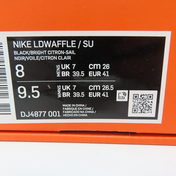 実際に弊社で買取させて頂いた【未使用】NIKE×SACAI×UNDERCOVER/ナイキ×サカイ×アンダーカバー LDWAFFLE/LDワッフル DJ4877-001/26の画像 9枚目