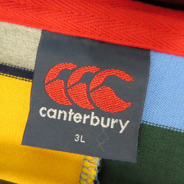 実際に弊社で買取させて頂いたCANTERBURY/カンタベリー アグリージャージ /RA30141/3Lの画像 2枚目