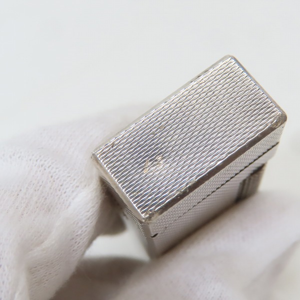 実際に弊社で買取させて頂いたdunhill/ダンヒル サイドローラーガスライター ダイヤカット シルバー の画像 5枚目