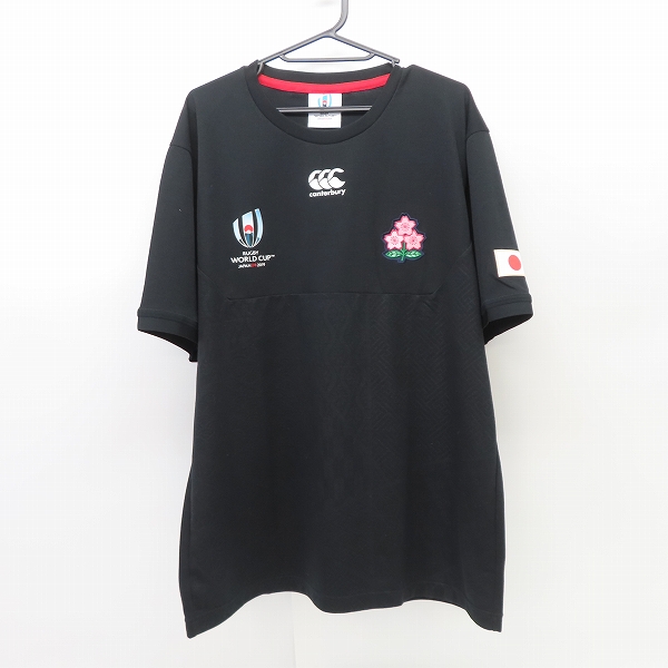 実際に弊社で買取させて頂いたCANTERBURY/カンタベリー RUGBY WORLD CAP JAPAN 2019 Tシャツ/カットソー/VWT39521/5L