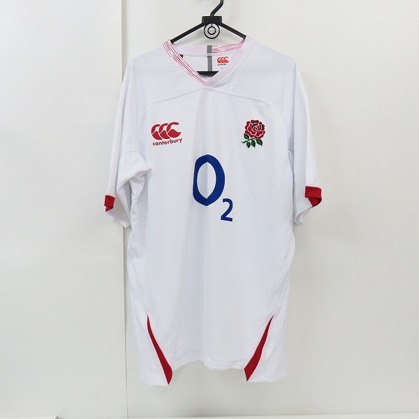 実際に弊社で買取させて頂いたCANTERBURY/カンタベリー  Canterbury イングランド プロジャージ ラグビー 半袖/RG30388/2XL