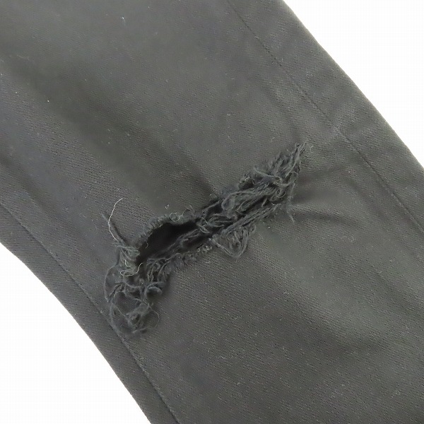 実際に弊社で買取させて頂いたUNDER COVER/アンダーカバー ヒザヤブレカツラギストレッチパンツ N9503/2の画像 7枚目