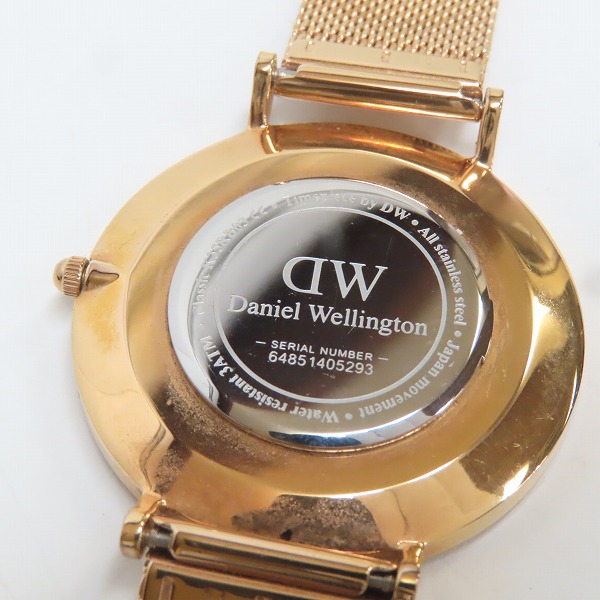 実際に弊社で買取させて頂いたDaniel Wellington/ダニエルウェリントン クオーツ腕時計 3ATMの画像 4枚目
