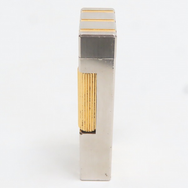 実際に弊社で買取させて頂いたdunhill/ダンヒル サイドローラー ガスライター シルバー×ゴールドの画像 3枚目