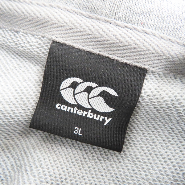 実際に弊社で買取させて頂いたCANTERBURY/カンタベリー ラガースウェットパーカ RA41643/3Lの画像 2枚目