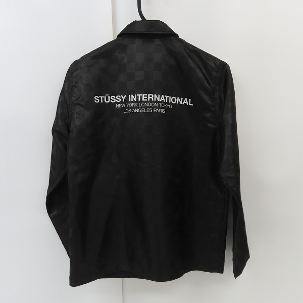 パ*＊様 STUSSY 刺繍ロゴ チェック柄 リブライン ブルゾン stussy/ステューシー フラッグチェック柄 ジップブルゾン Sの買取実績
