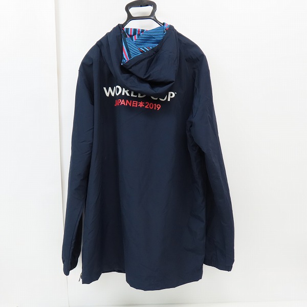 実際に弊社で買取させて頂いたCANTERBURY/カンタベリー  WORLD CUP 撥水 ハーフジップ ジャケット/VWD79262/3Lの画像 1枚目