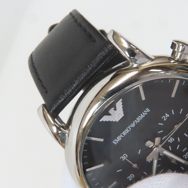 実際に弊社で買取させて頂いたEMPORIO ARMANI/エンポリオアルマーニ  Luigi/ルイージ クロノグラフ/デイト クォーツ/腕時計/ウォッチ AR-1828の画像 4枚目