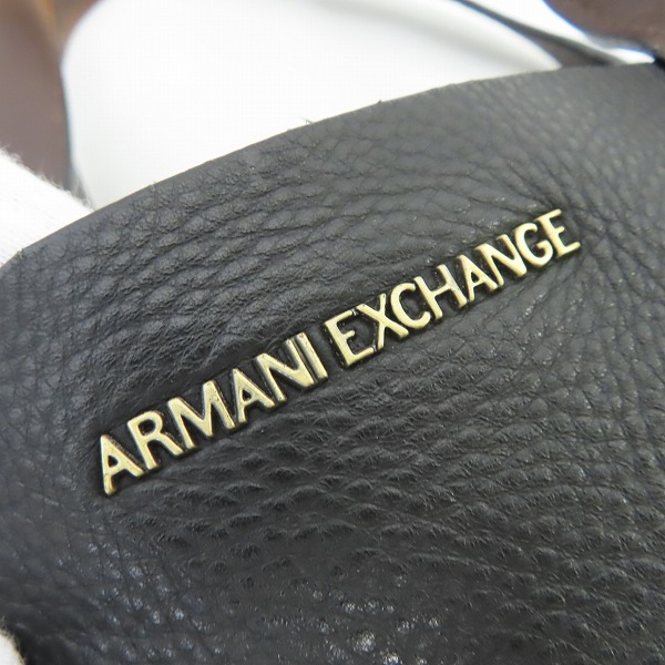 実際に弊社で買取させて頂いたARMANI EXCHANGE/アルマーニエクスチェンジ 牛革 レザー トートバッグの画像 4枚目