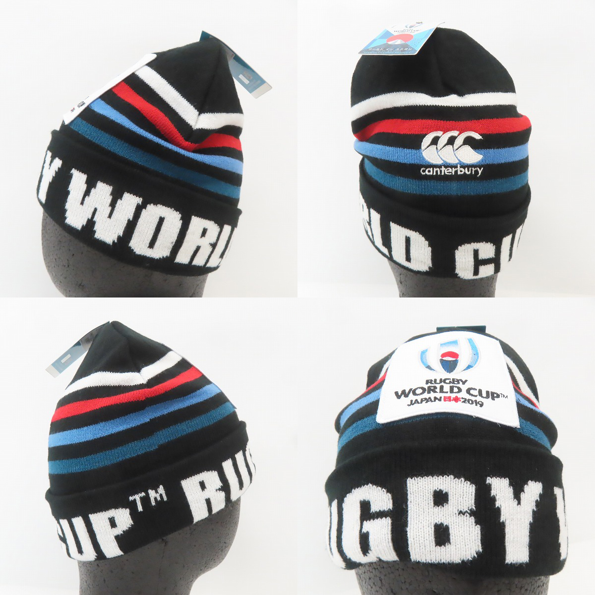 実際に弊社で買取させて頂いた【未使用】canterbury/カンタベリー ラグビーワールドカップ 日本代表  ニットキャップの画像 1枚目